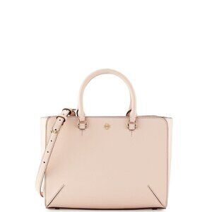 TORY BURCH pale pink Robinson cross body/ satchel bag